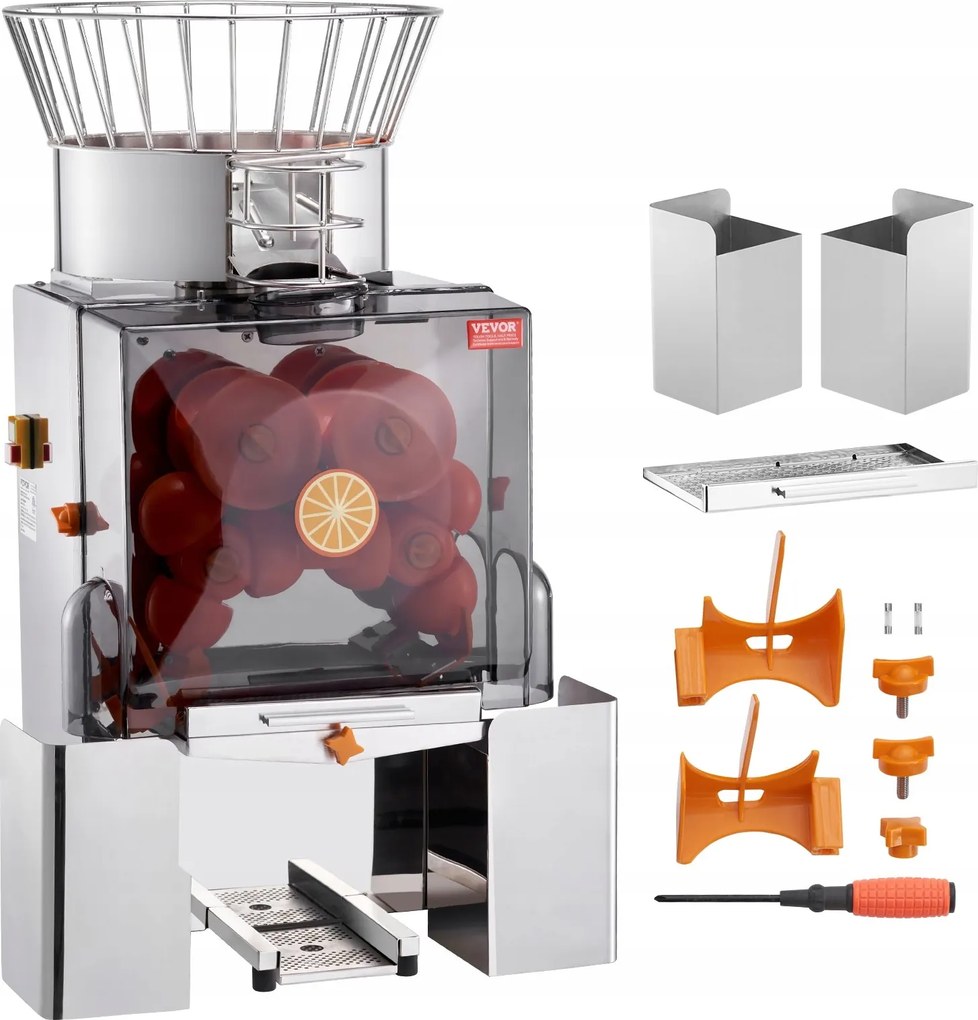 Automatický elektrický odšťavovač pomarančov 25 ks/min 120 W