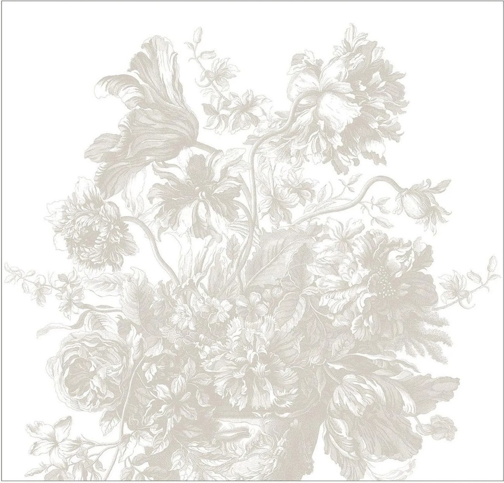 Vliesová tapeta Frans Uyterlinde - Engraved Flowers