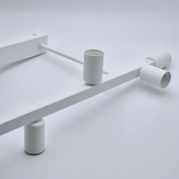 Luster na tyči ASTRID 6xE27/60W/230V biela