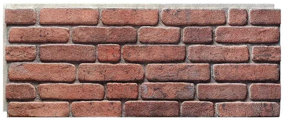 Fasádny obklad Tehla Rustik Červená - zatepľovací obklad 3,5 cm