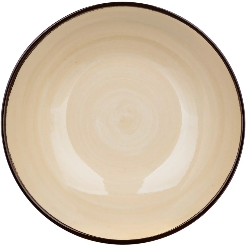 Banquet Tanier hlboký PALAS, 18 cm, krémová