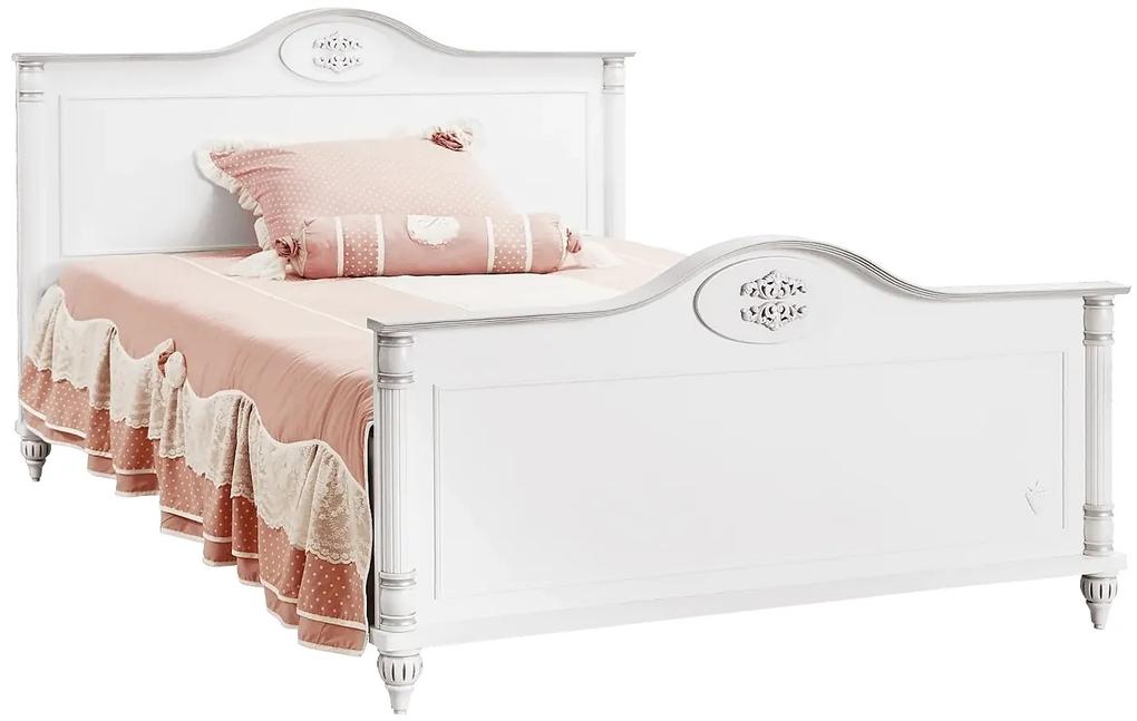 Študentská posteľ Carmen 120x200cm - biela