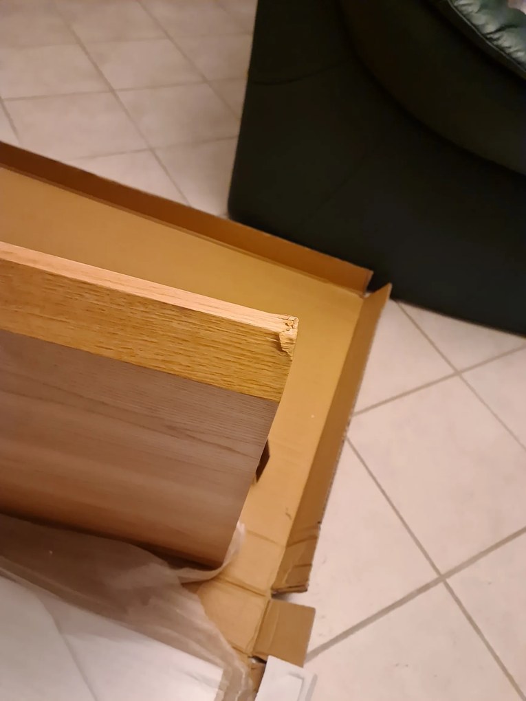 Dizajnový konferenčný stôl Micheal 130 cm prírodný dub - II. Trieda