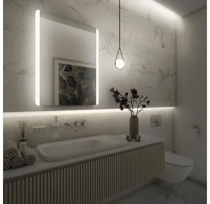 Zrkadlo do kúpeľne s LED osvetlením Nimco 60x80 cm ZP 17002