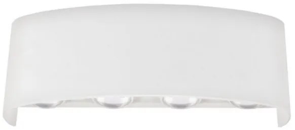 Top Light - LED Vonkajšie nástenné svietidlo LED/8W/230V IP44 4000K biela