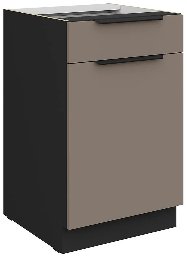 Kuchynská skrinka Aria-Ta/Bl Anti Fingerprint 50d 1f 1s Bb