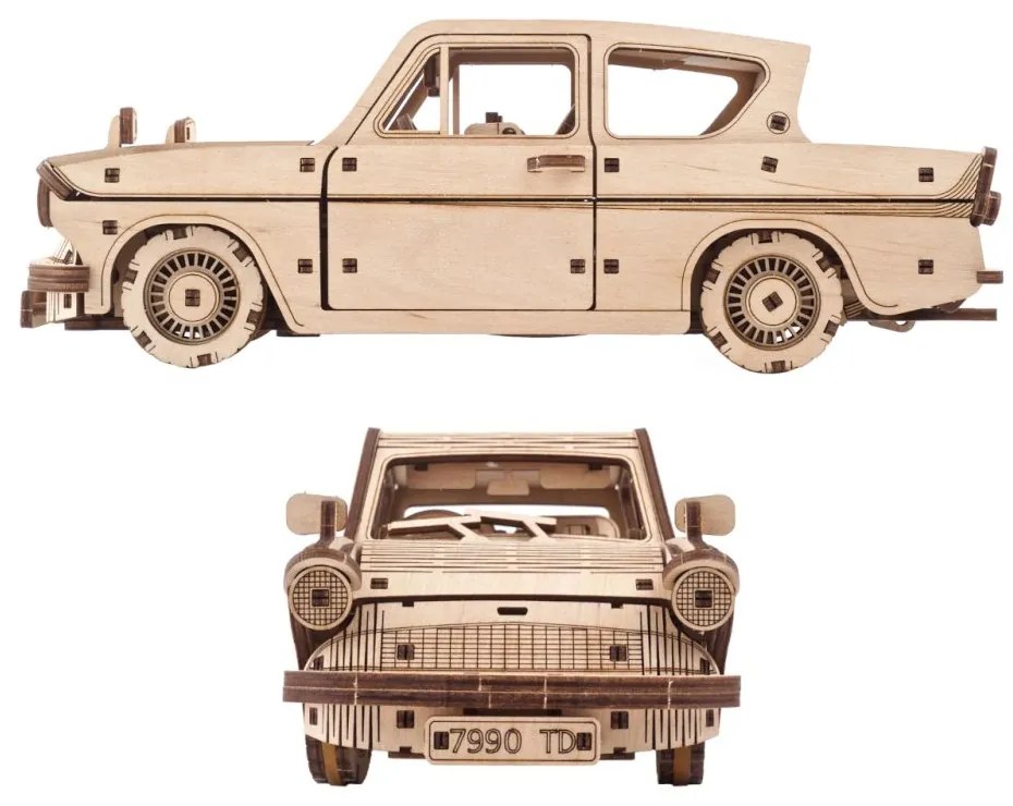 Ugears 3D mechanické puzzle Harry Potter Lietajúci Ford Anglia 246 ks