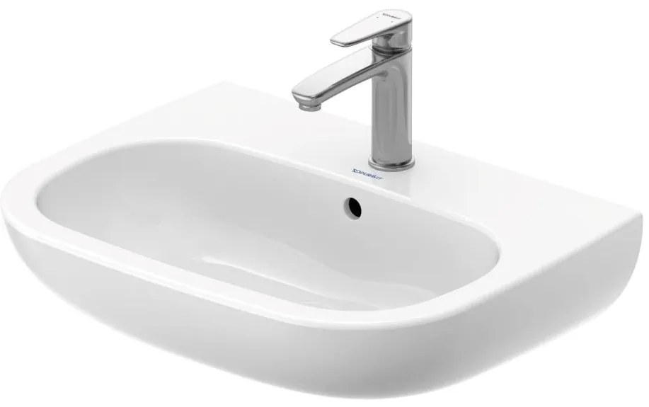 Duravit 23106000002 - Závesné umývadlo D-CODE 60x46 cm keramika/lesklá biela