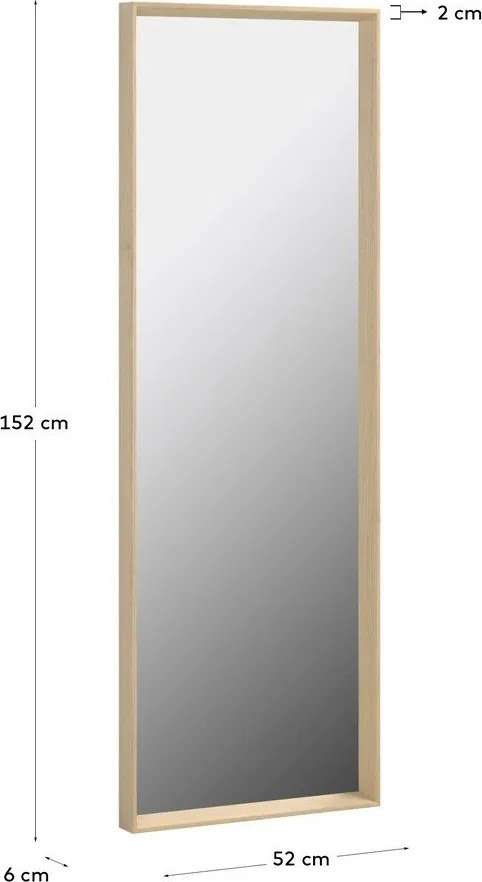 Nástenné zrkadlo 52x152 cm Nerina – Kave Home