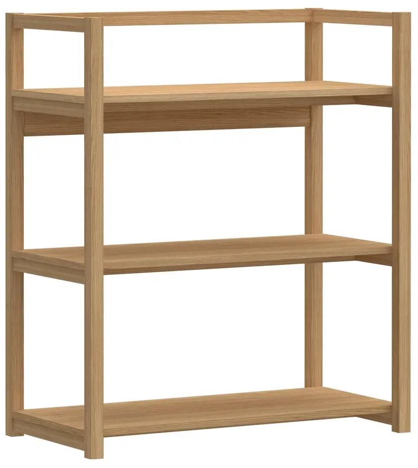 Regál Ludza 80 cm dub prírodný