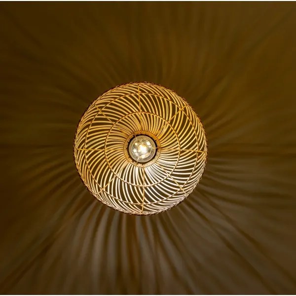 Brilagi - LED luster na lankovom závesení CERIA BOHO 1xE27/40W/230V priemer 40 cm ratan