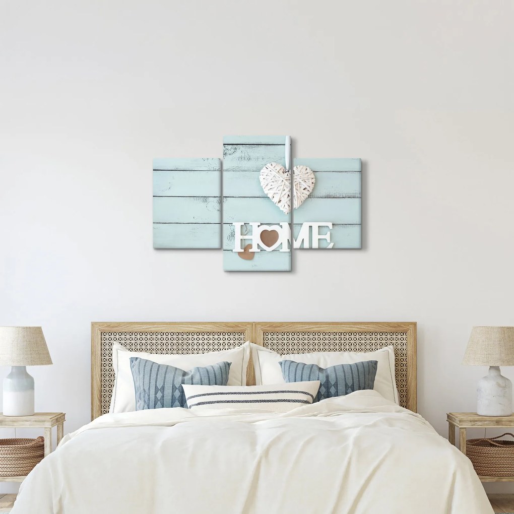 Obraz - I love home (90x60 cm)