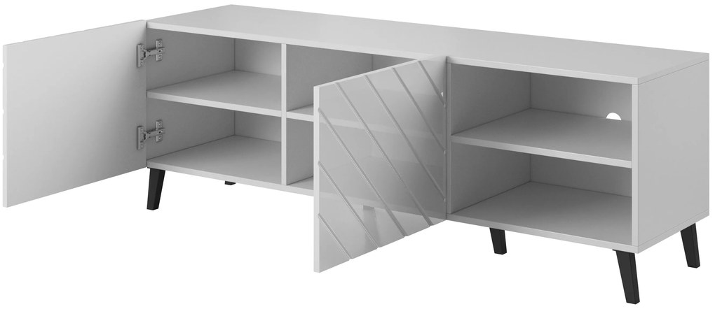 Cama Biely TV stolík Abeto 2D