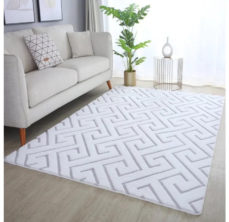 Ayyildiz Kusový koberec VISION 5121, Strieborná Rozmer koberca: 200 x 290 cm