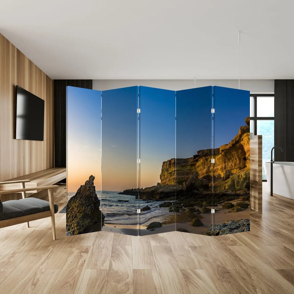 Paraván - Morský útes (210x170 cm)