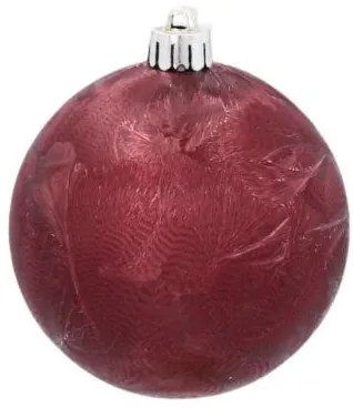 Vianočné gule 9ks 8cm Burgundy