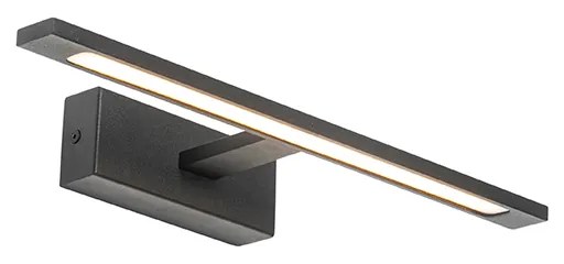 Moderná nástenná lampa čierna 41,5 cm vrátane LED IP44 - Jerre