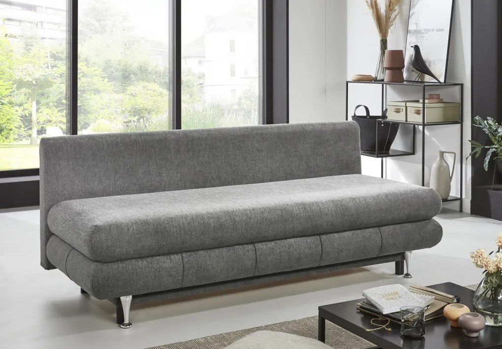 Rozkladacia pohovka Benfeld, šedá látka