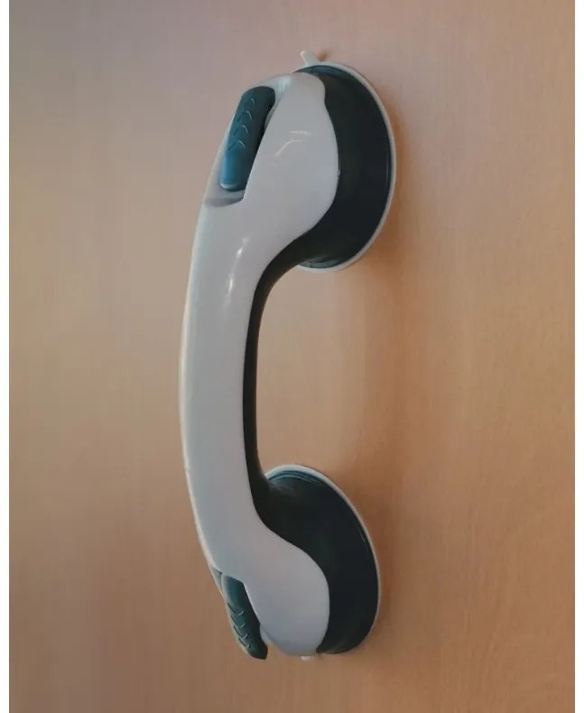 Spirella Držadlo do kúpeľne s prísavkami SAFE, biela, 29 cm