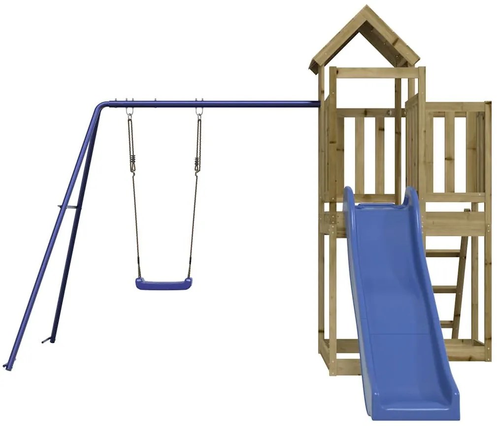 Vonkajšia súprava na hranie impregnovaná borovica