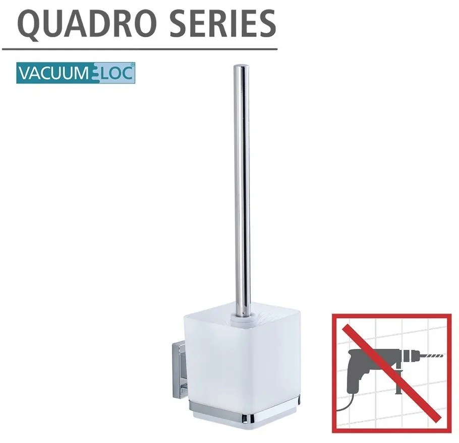 Držiak na toaletnú kefu bez nutnosti vŕtania Wenko Vacuum-Loc, až 33g