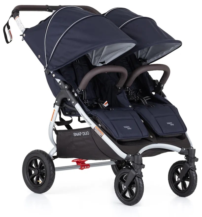 VALCO BABY Kočík dvojičkový vrátane nánožníkov Snap Duo Sport - navy
