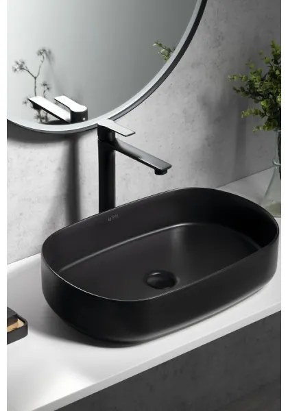 Sapho - Umývadlová batéria PAX 31,5 cm matná čierna