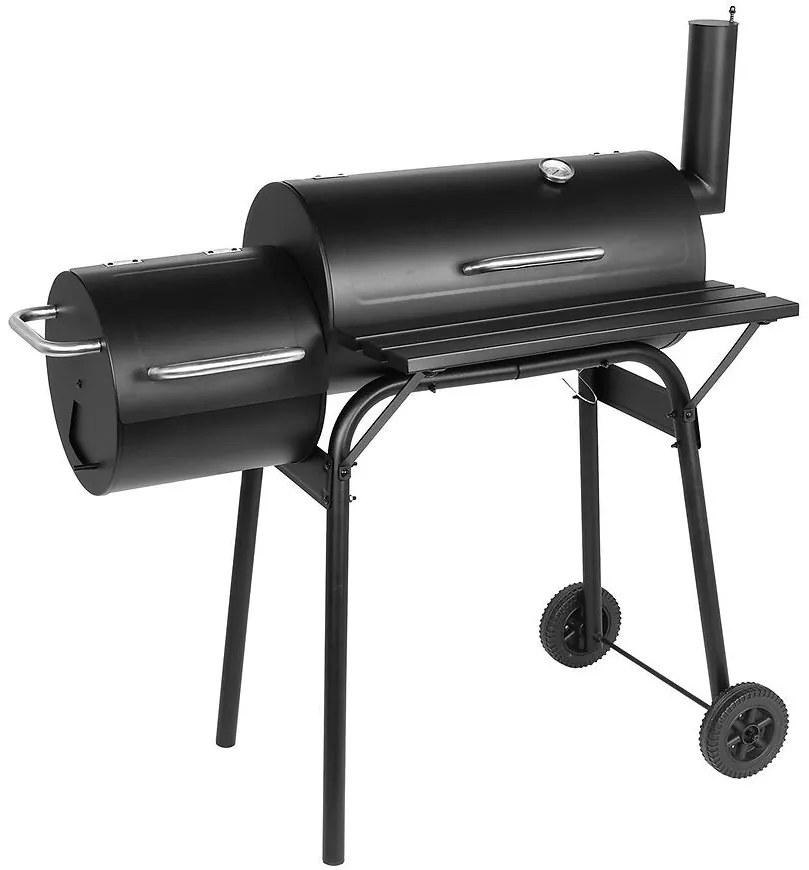 Gril na drevené uhlie s udiarňou JY-002