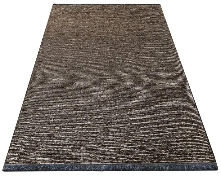 Kvalitný béžový koberec so strapcami Šírka: 120 cm | Dĺžka: 180 cm