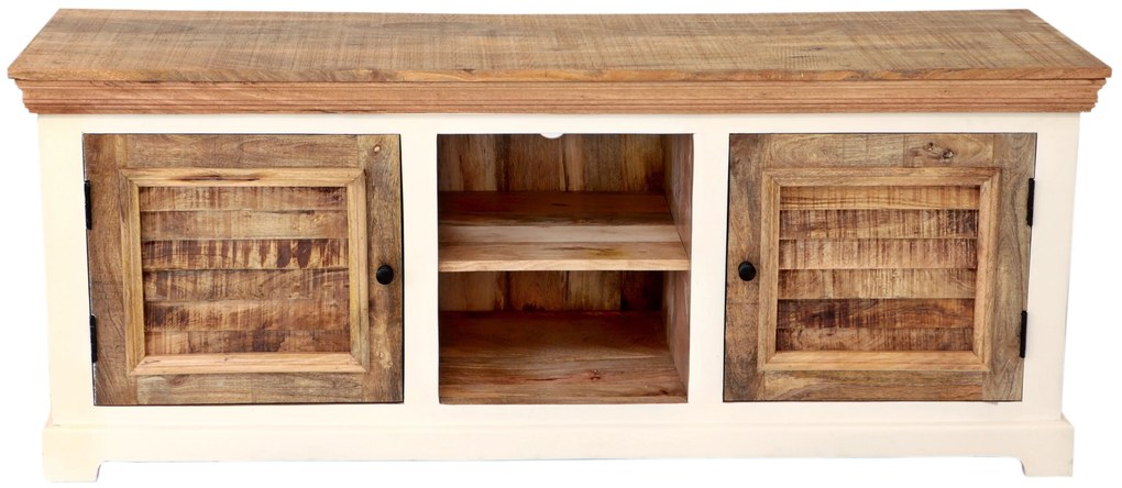 furniture-nabytek.cz - Stolík pod tv masív mango 150x60x45