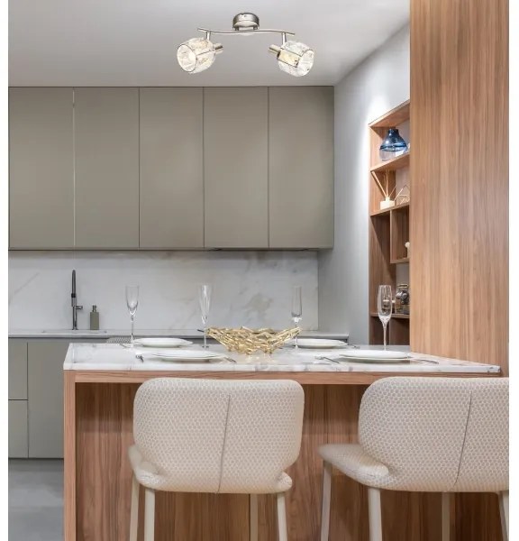 Globo 54356-2 - Bodové svietidlo KRIS 2xE14/40W/230V