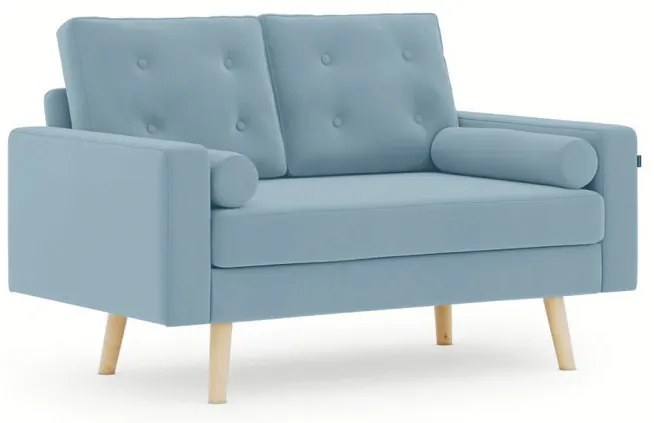 Svetlomodrá 2miestna pohovka MANDI