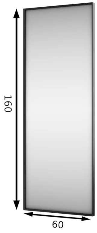 Zrkadlo MEDINA, 160x60, biela