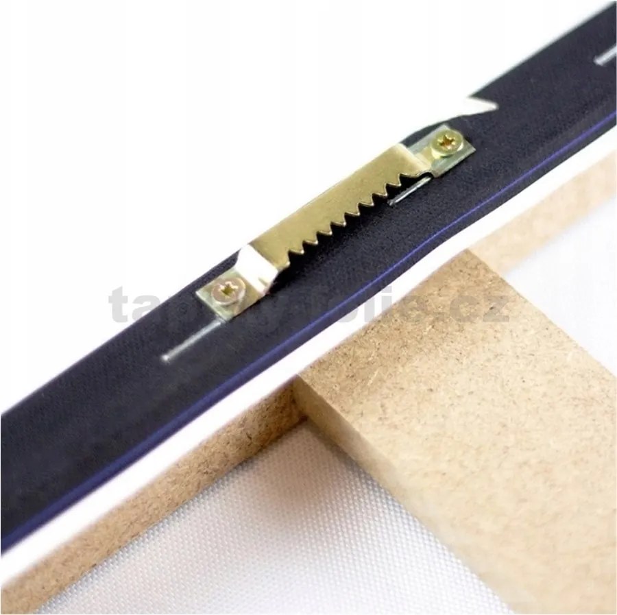 Obraz na plátne, rozmer 100 x 75 cm, biela orchidea na dreve, IMPOL TRADE PP414O1