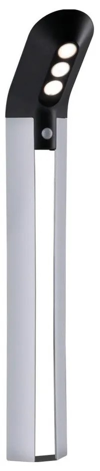 Paulmann 94252 - LED/1,2W IP44 Solárna vonkajšia lampa so senzorom SOLEY 3,7V