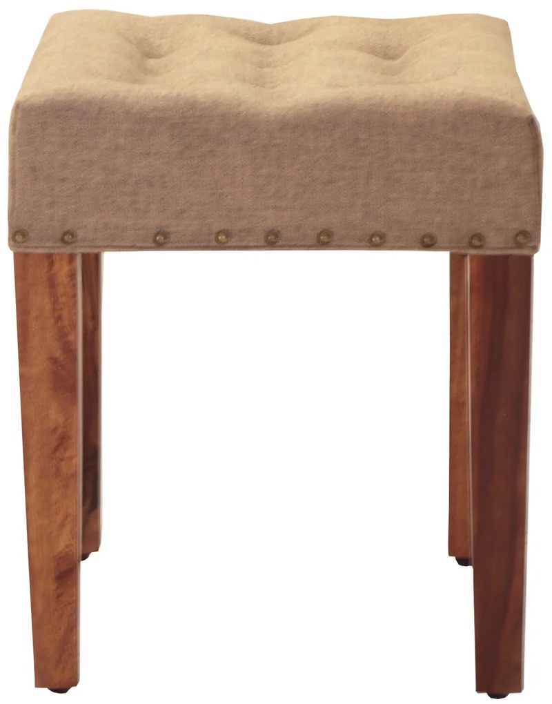 furniture-nabytek.cz - Drevený taburet s poťahom 40x45x40 z masívu palisander