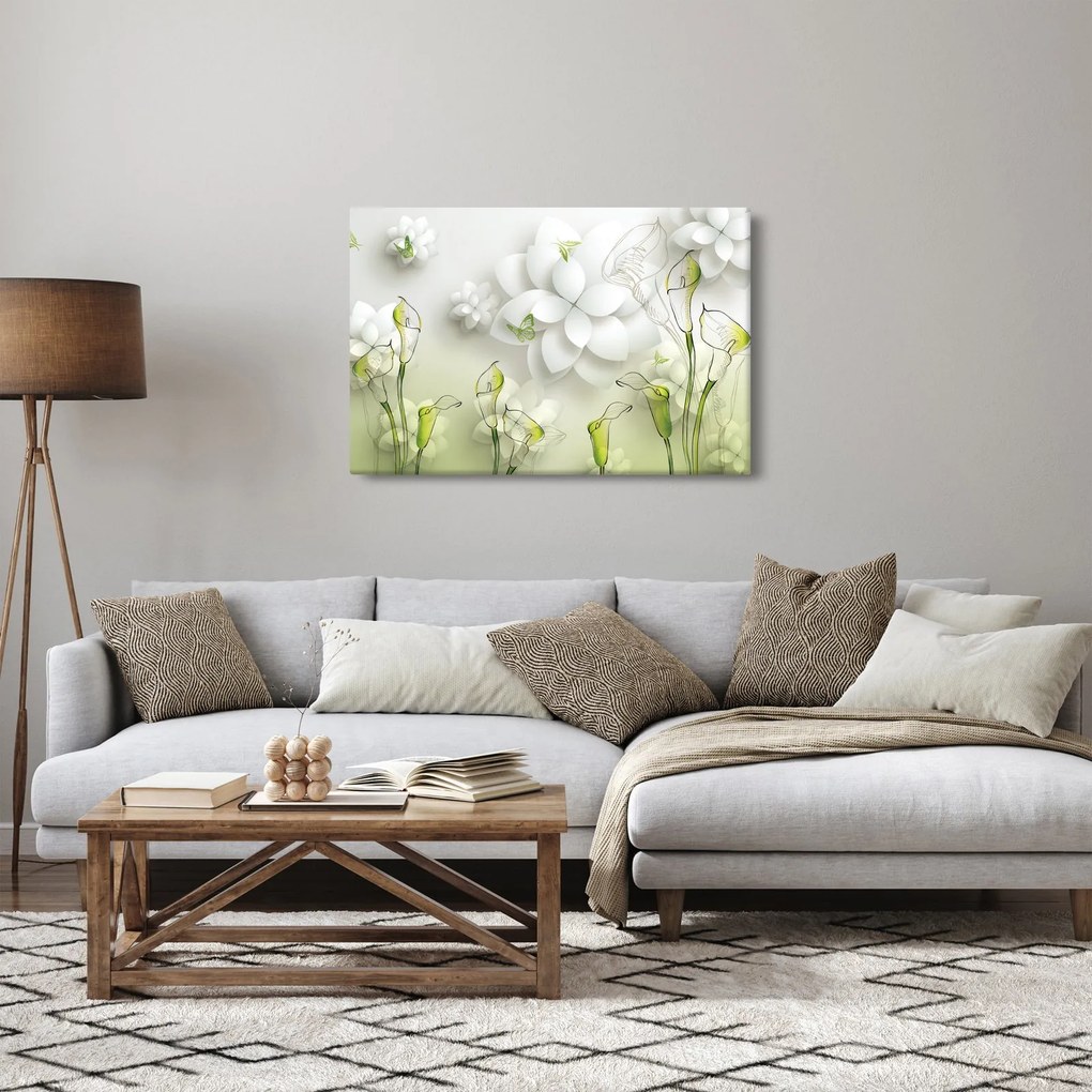 Obraz s kvetmi (90x60 cm)