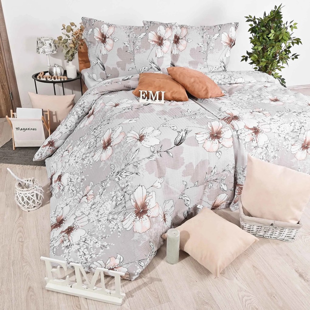 Obliečky krepové Isadora EMI: Štandardný set jednolôžko obsahuje 1x 140x200 + 1x 70x90
