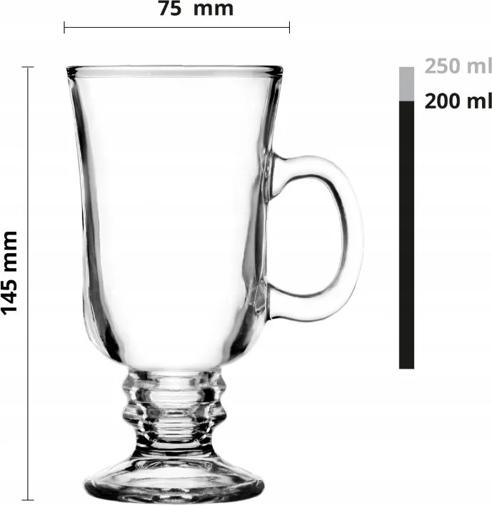 Glasmark poháre Irish Coffee 200 ml 6 ks