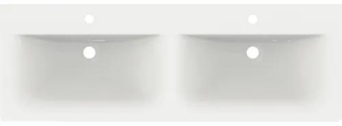 Dvojité umývadlo Ideal Standard sanitárna keramika biela 134x46x16,5 cm