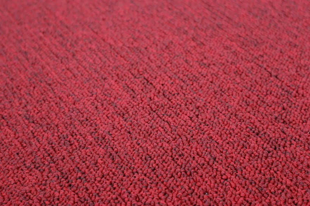 Vopi, Koberec behúň na mieru Astra červená, šíre 90 cm, červená, chodba / predsieň