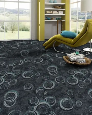 Koberce Breno Metrážny koberec DROPS 99, šíře role 500 cm, sivá, viacfarebná