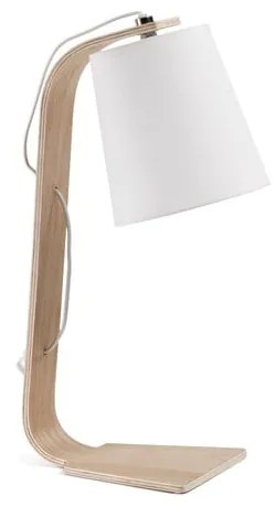 Biela stolová lampa La Forma Percy