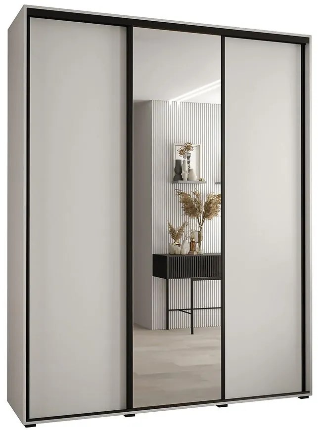 Skriňa 45 Canaris 3 190 biela/čierna