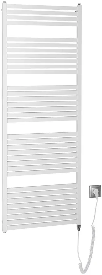 Aqualine Aqualine, TONDI-E elektrické vykurovacie teleso, rovné, 600x1690 mm, 800W, biela, DE490T