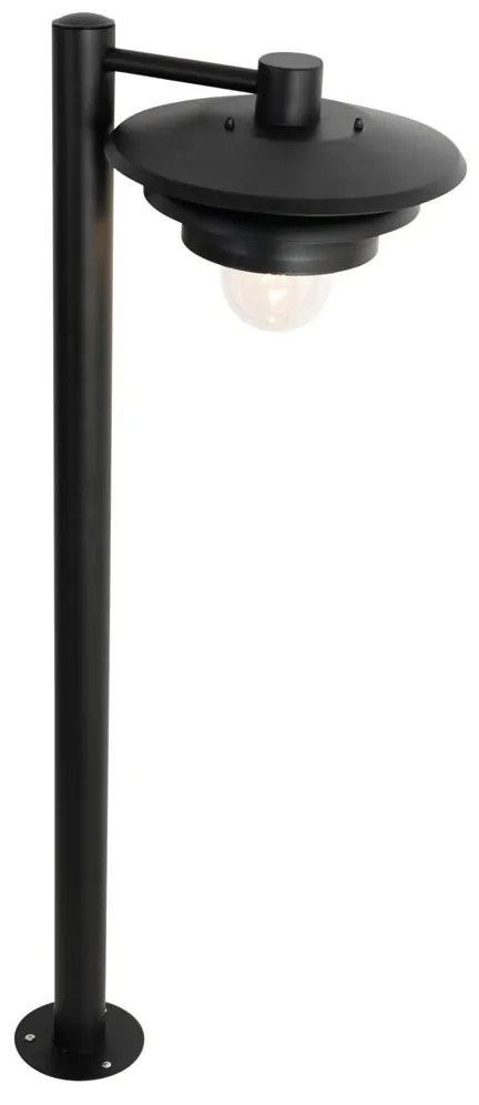 Dizajnová vonkajšia stĺpová lampa čierna 100 cm IP44 - Morty
