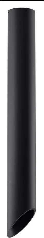 Čierne stropné svetlo Nice Lamps Nixon, dĺžka 80 cm
