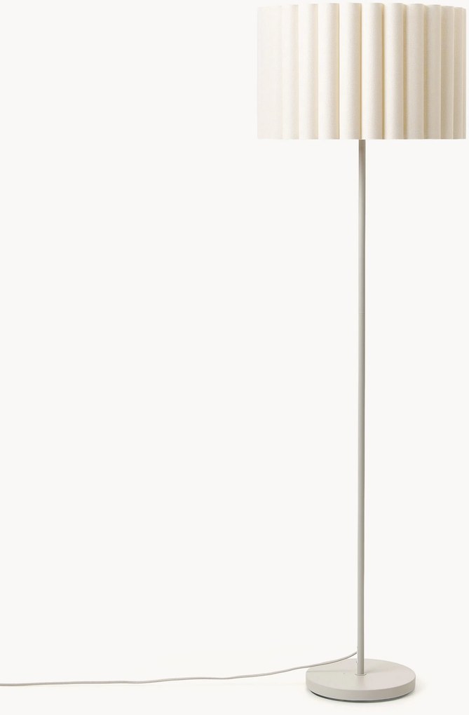 Ľanová stojacia lampa Lucina