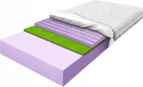 Matrac 170x190 morská tráva priedušný 22 cm obrysový tvrdý z peny H3
