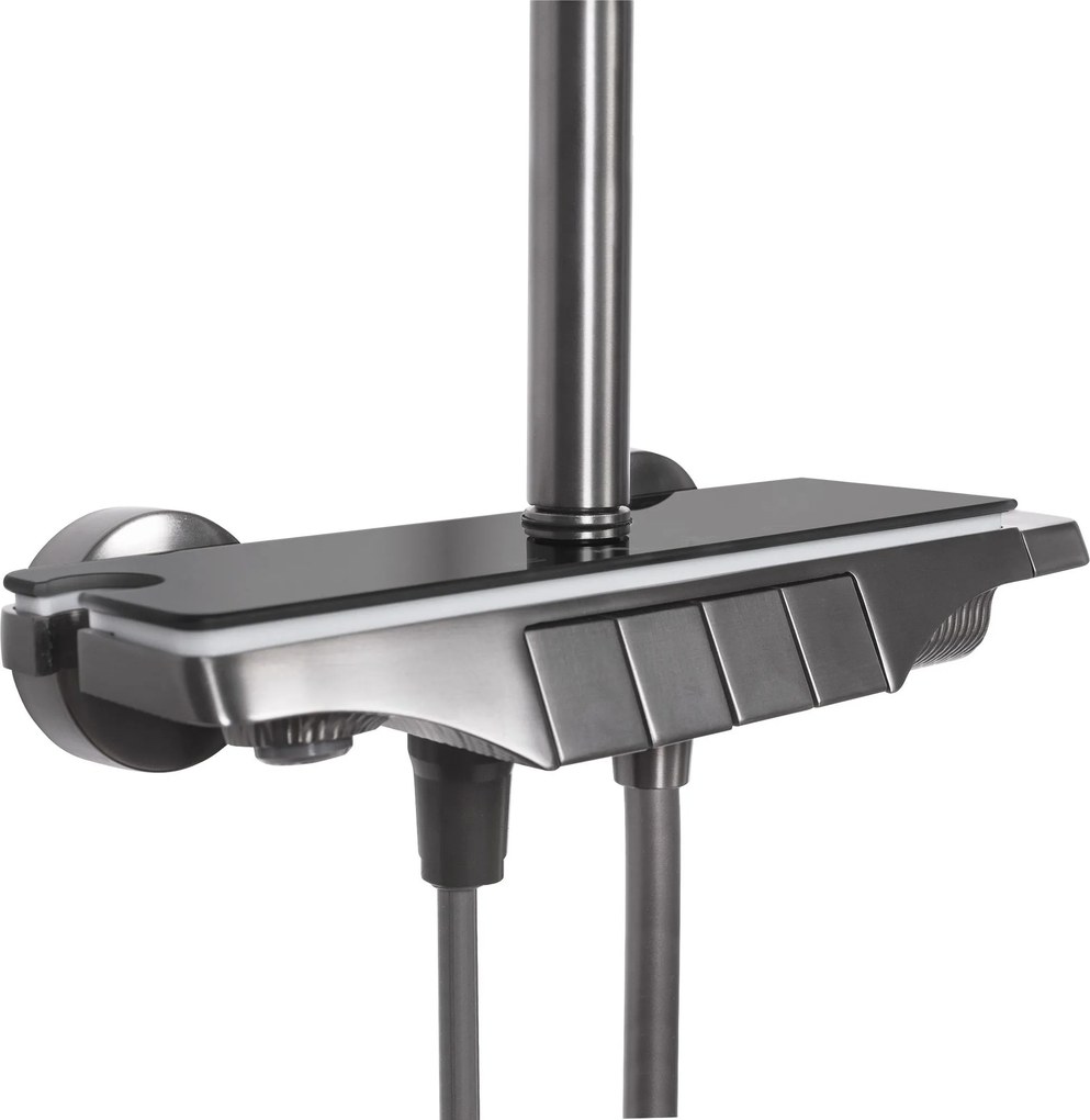 Sprchový komplet so zmiešavacou batériou REA SAVIO titán